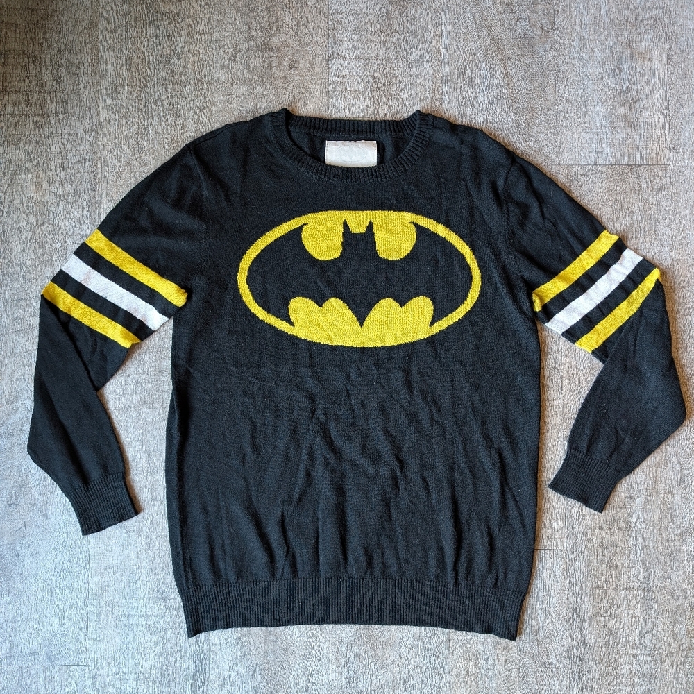 Batman DC Comics Knit Sweater - Size Large